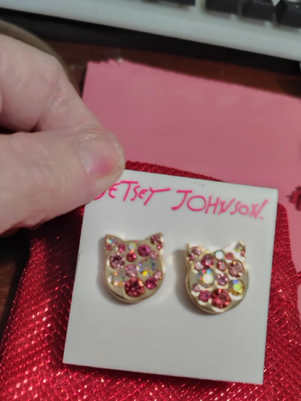 Betsey Johnson playful cat